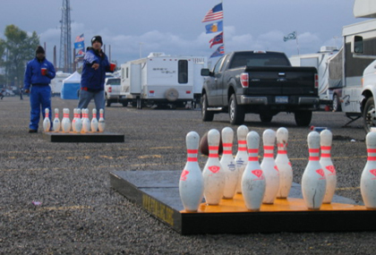 Fowling the Football-Bowling Tailgate Game